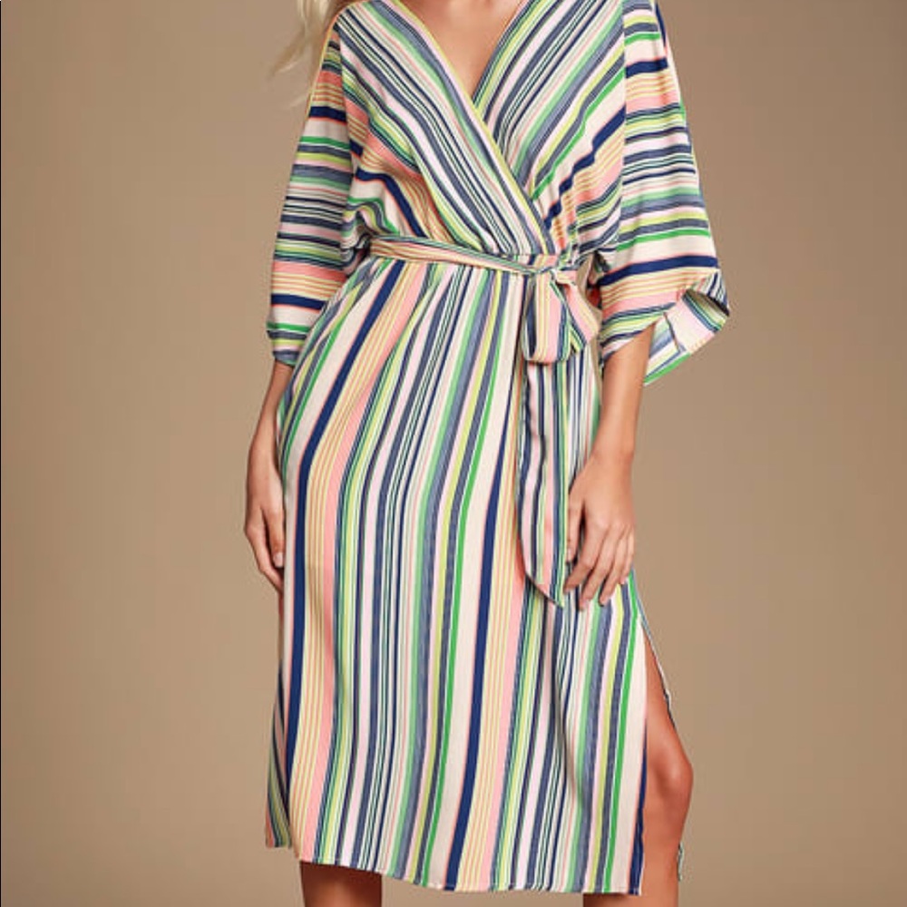 Lulus faux wrap dress
